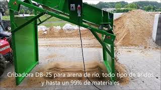 Criba de arena fina Modelo DB25 [upl. by Hiroshi]