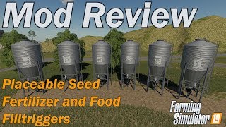 Farming Simulator 19  Mod Review  Placeable Seed Fertilizer and Food Stations [upl. by Einial]