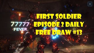 FF7 Ever Crisis First Soldier EP 2 Daily Free Draw 13 [upl. by Maite26]