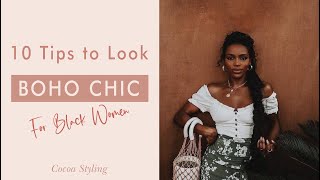 How to Dress Boho  For Black Women [upl. by Elades]