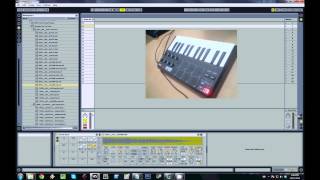 Akai MPK mini Tutorial 2  Using The Drum Rack Part 1 [upl. by Sirraf112]