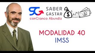 Modalidad 40 IMSS [upl. by Lytsirhc633]