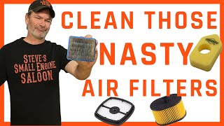 How To Clean An Air Filter [upl. by Enirac]