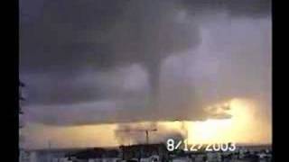 Miami Beach Waterspout  Tornado  August 12 2003 [upl. by Naoma990]