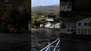 Waterfall Hellesylt Rainy Norway [upl. by Aicylla]