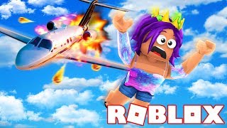 Surviving A Plane Crash In Roblox [upl. by Ruphina429]