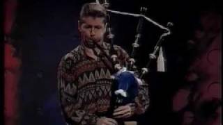 Richard Parkes plays 3 reels on bagpipes 1996 [upl. by Yaffit]