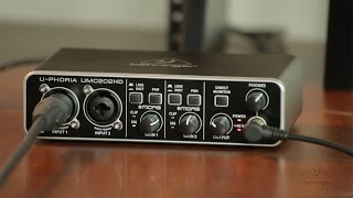 UMC202HD How To  First Recording [upl. by Scevor730]