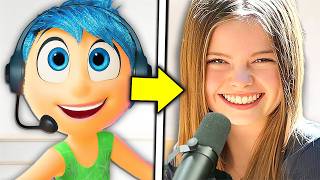 7 YouTubers Behind The Voices Salish Matter Inside Out 2 DanTDM [upl. by Annissa]