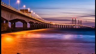 GOPRO Timelapse The Severn Bridge [upl. by Enamart935]