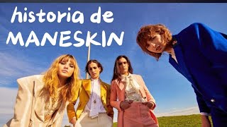 HISTORIA DE MANESKIN ORIGEN CARRERA Y EXITO maneskin måneskin reaction [upl. by Dleifrag513]