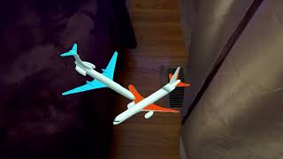 2002 Uberlingen Mid Air Collision  3D Animation Rip [upl. by Kennett]