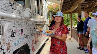 Giovanni’s Shrimp Truck  The Best Garlic Shrimp in Hawaii USA  DAY 8  Cali Que Em [upl. by Raimondo401]