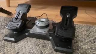 Logitech G PRO Flight Yoke System Professional Simulation Yoke and Throttle Quadrant Review [upl. by Orvah23]