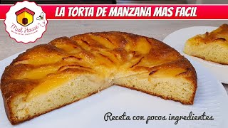 TORTA ECONÓMICA DE MANZANA fácil con poquitos ingredientes ESPONJOSA Y DELICIOSA [upl. by Lilas]