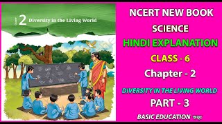 Part  3 Chapter 2  Diversity in the Living World  Class 6 Science New NCERT BOOK CURIOSITY [upl. by Misty]