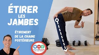 étirer larrière des jambes étirement de la chaine postérieure en 5 min [upl. by Imit]