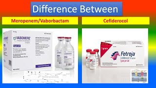 Difference between MeropenemVaborbactam and Cefiderocol [upl. by Aicirtak]