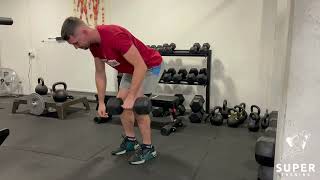 DB SA Standing Bent Over Row [upl. by Teague]