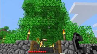 Minecraft  TREE EXCITING HAPPY FUN TIME YEAH [upl. by Kissee]