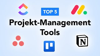 Die 5 besten ProjektmanagementTools 2023 Vergleich Asana ClickUp Monday Notion amp Trello [upl. by Issy]