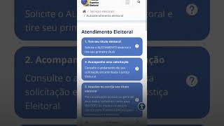 Como CADASTRAR TITULO DE ELEITOR ETÍTULO no CELULAR [upl. by Akinnor]