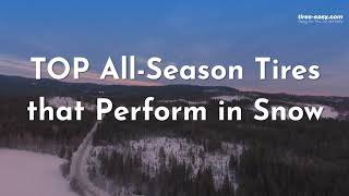 TOP 10 Best AllSeason Tires that Perform in Snow [upl. by Judas]