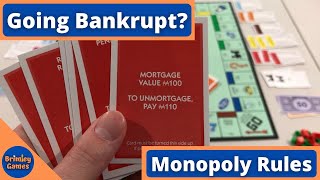 Going Bankrupt in Monopoly  What Happens when a Player goes Bankrupt [upl. by Solegna726]