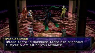 Persona 2 Eternal Punishment FINAL Boss Nyarlathotep [upl. by Anawk]