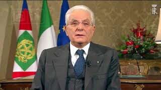 Capodanno  Mattarella ricorda sisma e Rigopiano [upl. by Noellyn]