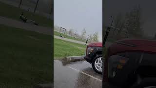 Hail on May 19th 2024 Chestermere Alberta Part 1 [upl. by Ajed907]