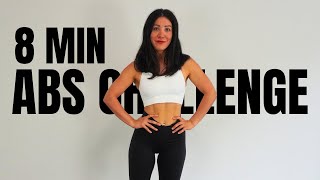 8 MIN MIN INTENSE AB WORKOUT With Weights  Abs amp Belly Challenge [upl. by Tebzil910]