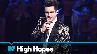 Panic At The Disco Perform quotHigh Hopesquot  MTV VMA  Live Performance [upl. by Asaph]