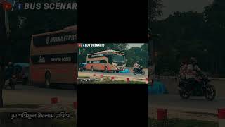 Dhaka express 🔥 bus trendingvideo bangladesh status [upl. by Adnuahsor]