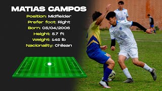 Video highlights  Matías Campos  Sport Academy [upl. by Fattal]