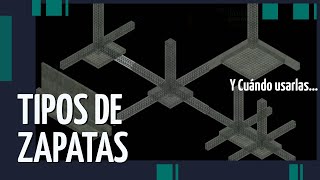 👷 TIPOS DE ZAPATAS y Cuándo usarlas  Recomendaciones 📐📗 [upl. by Quinta761]