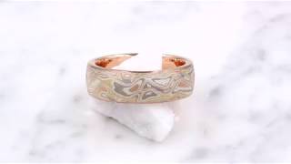 Autumn Mokume Wedding Band [upl. by Bridges]