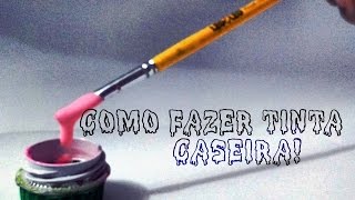 Como fazer tinta caseira [upl. by Haelat]