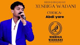 CABDI YARE HEES WADANI OFFICIAL MUSIC AUDIO OFFICIAL 2024 [upl. by Laws]