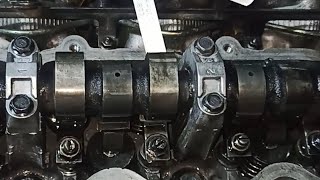 Adjust valve clearance WL engine [upl. by Radnaskela844]