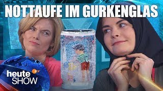 Schneekugeln selber machen – mit Hazel Brugger und Julia Klöckner  heuteshow [upl. by Gilli]