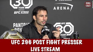 UFC 296 Edwards vs Covington Post Fight Press Conference Live Stream [upl. by Czarra]