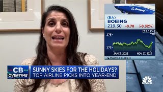 Jefferies Sheila Kahyaoglu talks top airline picks into 2024 [upl. by Eerrehc]