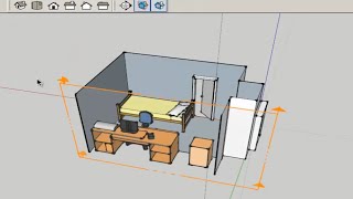 SketchUp Interior Elevation with the Section Tool [upl. by Enella573]