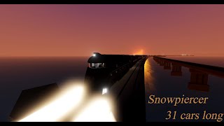 Snowpiercer 31 cars long  Stormworks Snowpiercer [upl. by Eahcim]