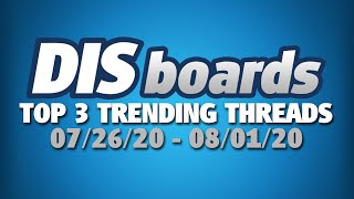 Top 3 Trending Threads  DISboards  080120 [upl. by Innavoij]