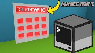 ¡COMO HACER UN CALENDARIO IMPRESORA Y COMPUTADORA EN MINECRAFT  Xbox 360ONEPS3PS4PSVitaWii u [upl. by Carnes]