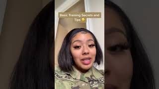 Basic Training Secrets And Tips basictraining tips trainingtips militaryshorts shortsvideos [upl. by Idas]