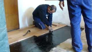 instalacion de piso de madera de viraro  Plastificadora Argentina  45011169 [upl. by Thurman]