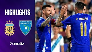 Argentina 41 Guatemala  Extended Game Highlights  International friendly 2024 [upl. by Ylrevaw375]